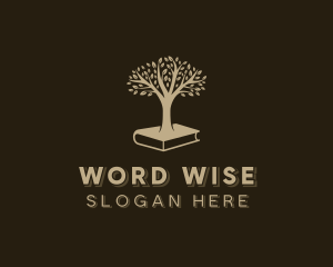 Book Tree Learning logo design