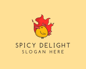 Flaming Spicy Chicken logo