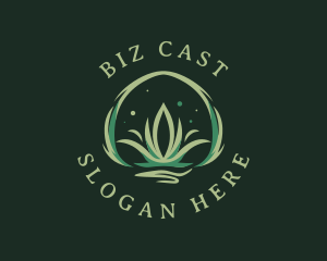 Natural Organic Grass Logo