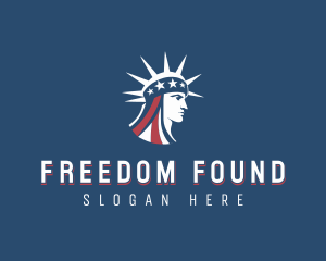 United States Lady Liberty logo design