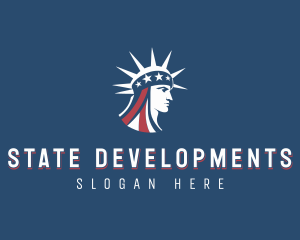 United States Lady Liberty logo design