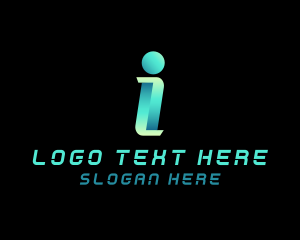 Cyberspace Technology letter I logo