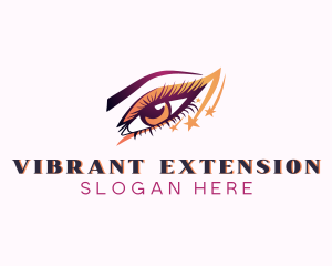 Star Eyelashes Salon logo design