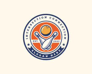 Bowling Championship League logo design