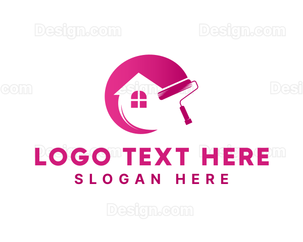 House Painting Contractor Logo