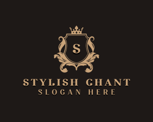 Stylish Royal Shield logo design