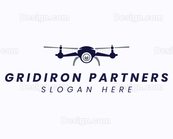 Drone Camera Propeller Logo