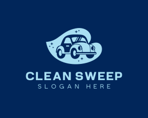 Automobile Car Wash Cleaning logo design