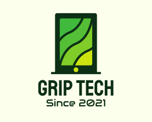 Green Tablet Tech  logo design