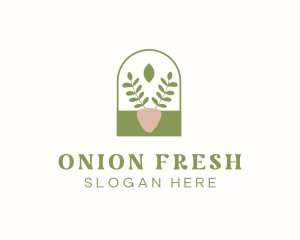 Organic Plant Gardening logo design