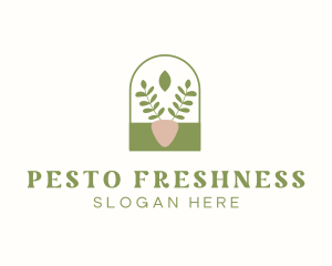 Organic Plant Gardening logo design