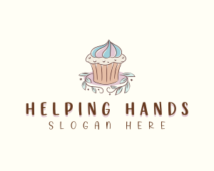 Sweet Dessert Cupcake  Logo