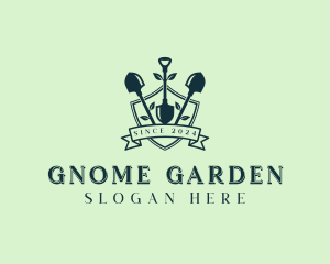 Shovel Garden Landscaper logo design