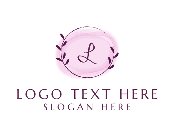 Pink And Purple logo example 1