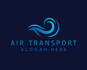 Air Wind Wave logo design