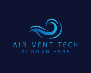 Air Wind Wave logo design