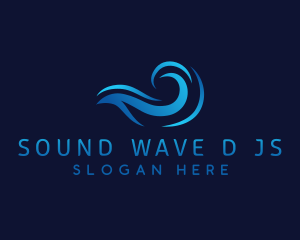 Air Wind Wave logo design