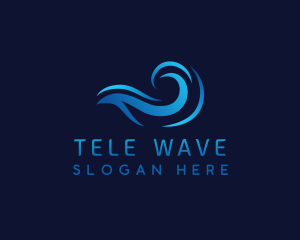 Air Wind Wave logo design