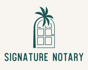 Palm Tree Door Logo