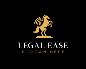 Pegasus Horse Equestrian logo