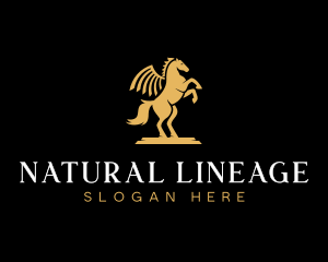 Pegasus Horse Equestrian logo