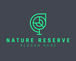 Nature Globe Radar  logo design