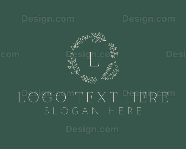 Organic Leaf Foliage Logo