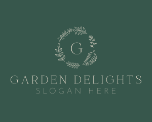 Organic Leaf Foliage logo design