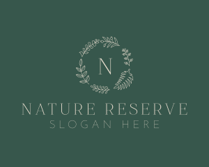 Organic Leaf Foliage logo design