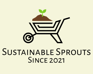 Sprout Gardening Wheelbarrow  logo