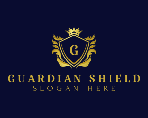 Premium Shield Crown logo