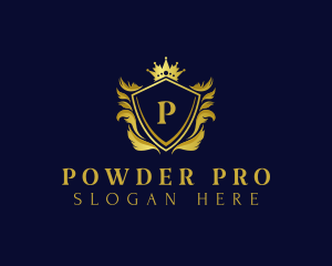 Premium Shield Crown logo design