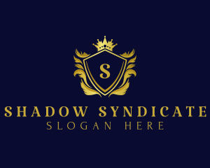 Premium Shield Crown logo design