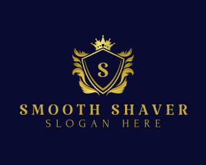 Premium Shield Crown logo design