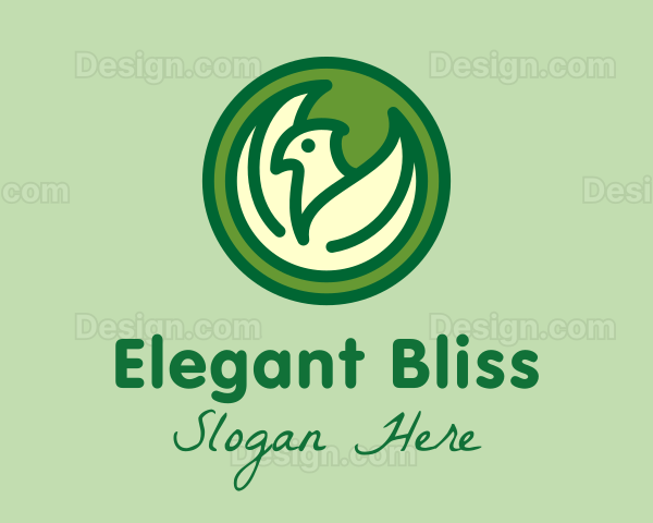 Elegant Bird Wings Logo