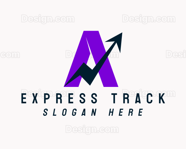 Abstract Arrow Letter Logo