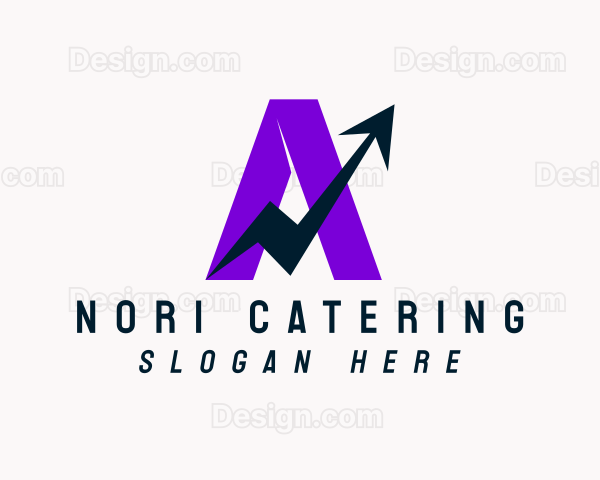 Abstract Arrow Letter Logo