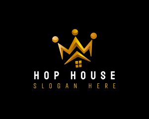 Luxury Crown House logo design