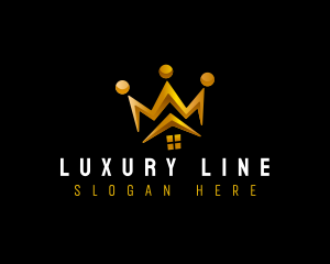 Luxury Crown House logo design