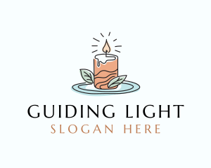 Scented Candle Wax logo design