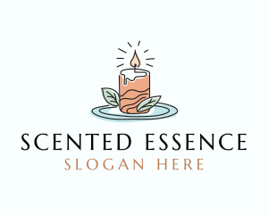 Scented Candle Wax logo design