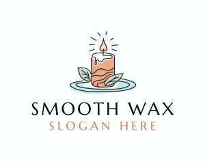 Scented Candle Wax logo design