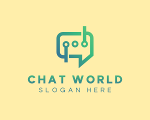 Modern Messaging Software logo design