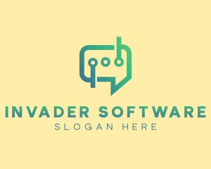 Modern Messaging Software logo design