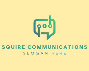 Modern Messaging Software logo design