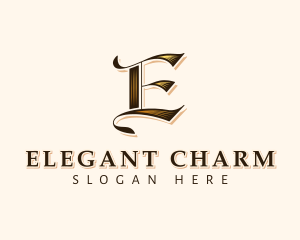 Elegant Antique Company logo design