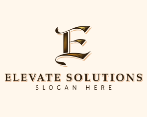 Elegant Antique Company logo design