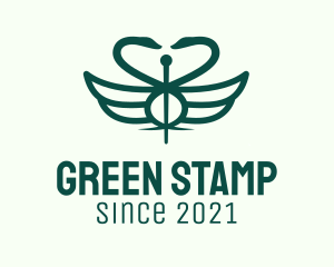 Green Swan Veterinary logo design