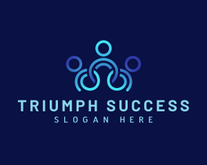 Human Resource People Teamwork logo design