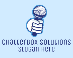 Microphone Podcast Media  logo